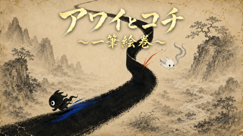 アワイとコチ〜一筆絵巻〜